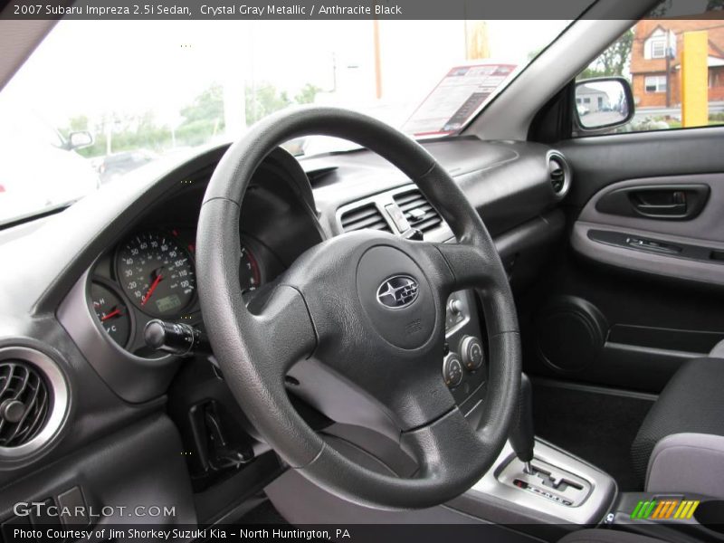 Crystal Gray Metallic / Anthracite Black 2007 Subaru Impreza 2.5i Sedan