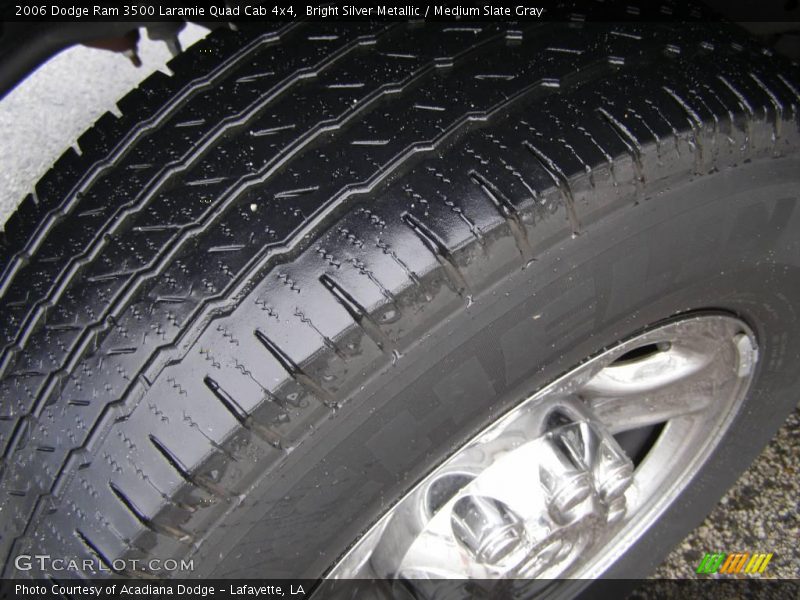 Bright Silver Metallic / Medium Slate Gray 2006 Dodge Ram 3500 Laramie Quad Cab 4x4