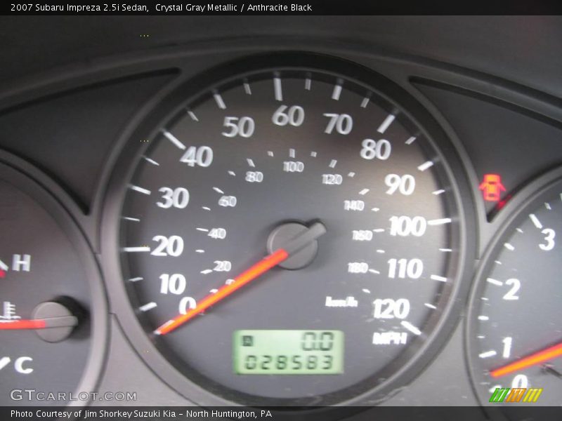 Crystal Gray Metallic / Anthracite Black 2007 Subaru Impreza 2.5i Sedan