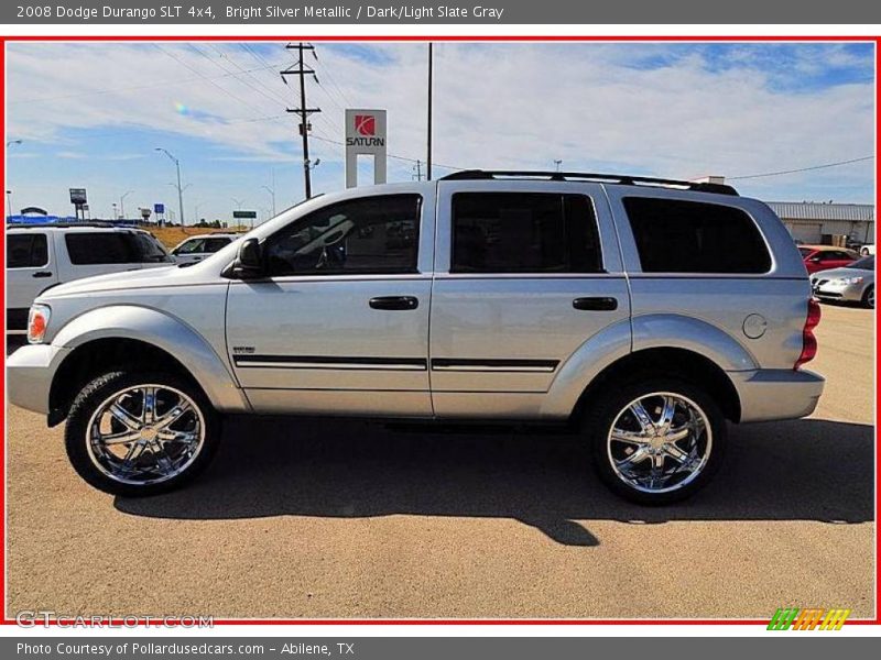 Bright Silver Metallic / Dark/Light Slate Gray 2008 Dodge Durango SLT 4x4