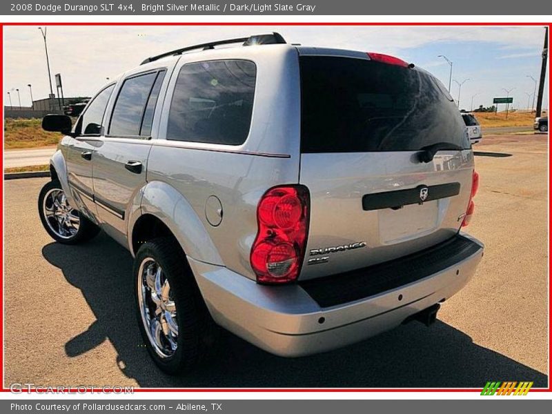 Bright Silver Metallic / Dark/Light Slate Gray 2008 Dodge Durango SLT 4x4