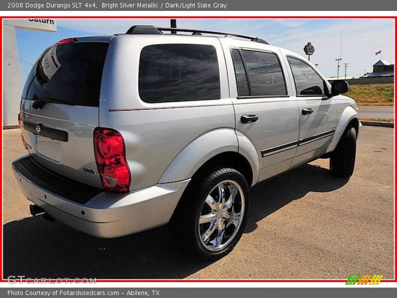 Bright Silver Metallic / Dark/Light Slate Gray 2008 Dodge Durango SLT 4x4