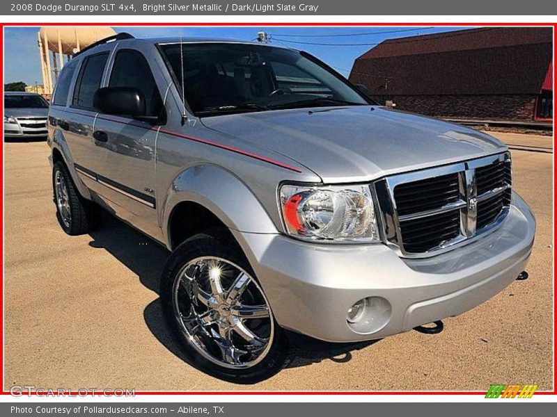Bright Silver Metallic / Dark/Light Slate Gray 2008 Dodge Durango SLT 4x4
