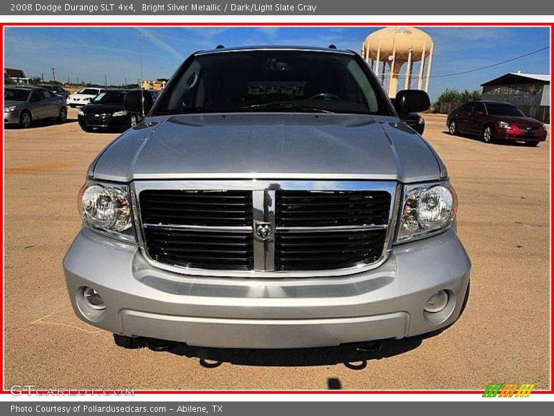 Bright Silver Metallic / Dark/Light Slate Gray 2008 Dodge Durango SLT 4x4