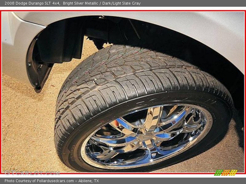 Bright Silver Metallic / Dark/Light Slate Gray 2008 Dodge Durango SLT 4x4