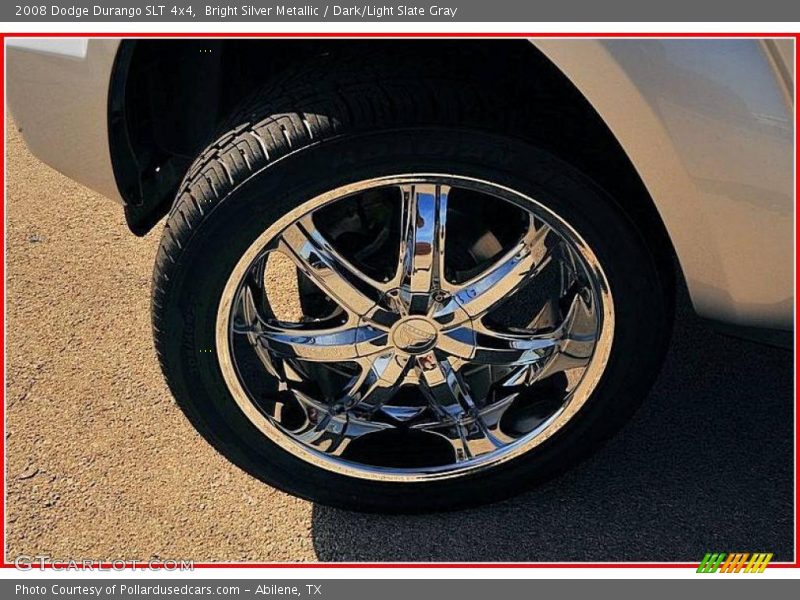 Bright Silver Metallic / Dark/Light Slate Gray 2008 Dodge Durango SLT 4x4