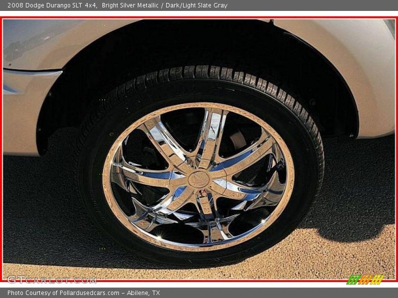 Bright Silver Metallic / Dark/Light Slate Gray 2008 Dodge Durango SLT 4x4