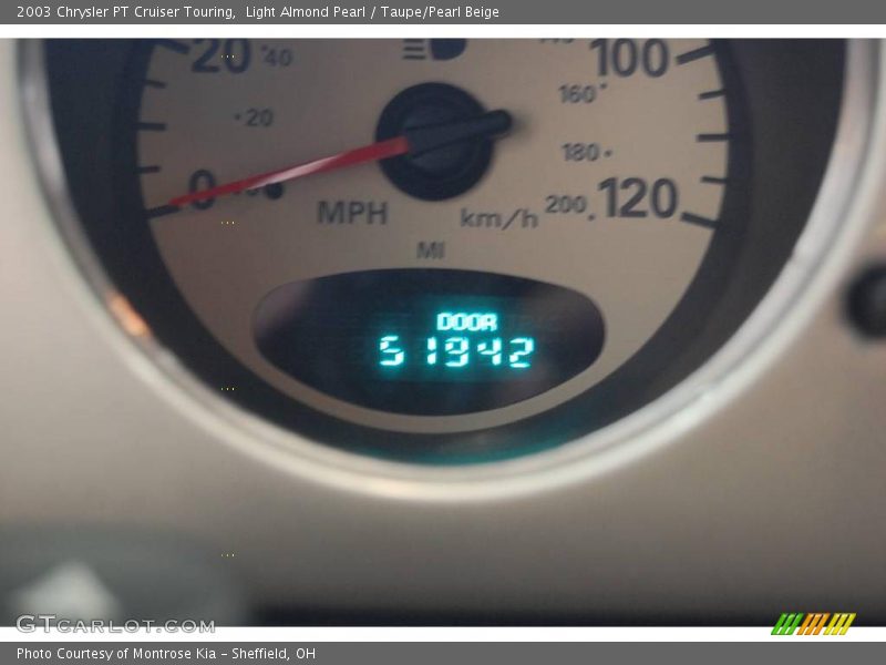 Light Almond Pearl / Taupe/Pearl Beige 2003 Chrysler PT Cruiser Touring