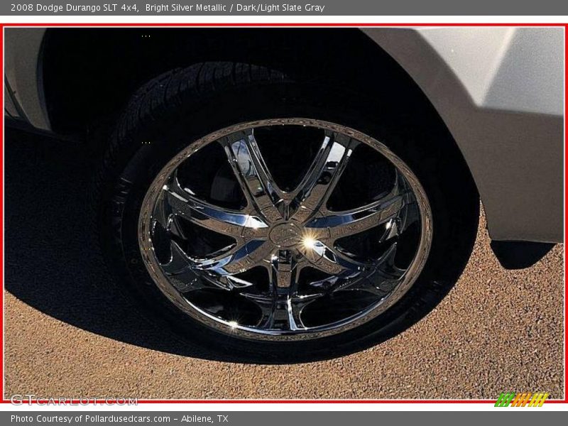 Bright Silver Metallic / Dark/Light Slate Gray 2008 Dodge Durango SLT 4x4