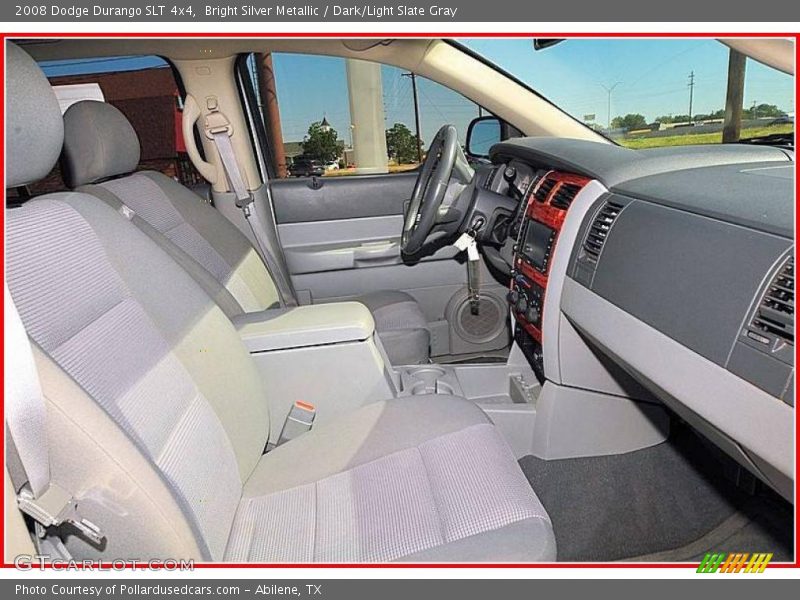 Bright Silver Metallic / Dark/Light Slate Gray 2008 Dodge Durango SLT 4x4