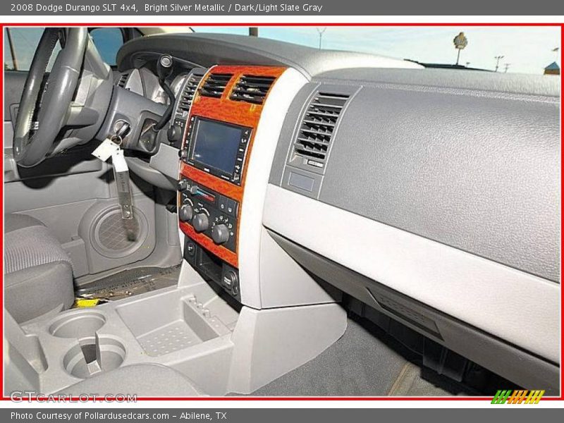Bright Silver Metallic / Dark/Light Slate Gray 2008 Dodge Durango SLT 4x4