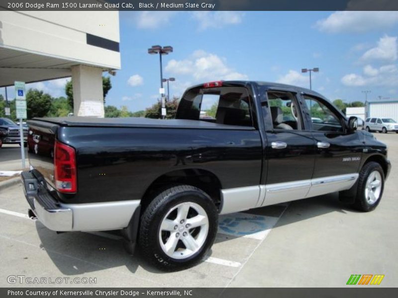 Black / Medium Slate Gray 2006 Dodge Ram 1500 Laramie Quad Cab