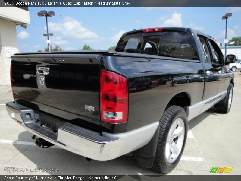 Black / Medium Slate Gray 2006 Dodge Ram 1500 Laramie Quad Cab