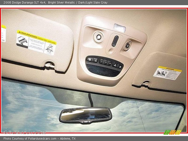 Bright Silver Metallic / Dark/Light Slate Gray 2008 Dodge Durango SLT 4x4
