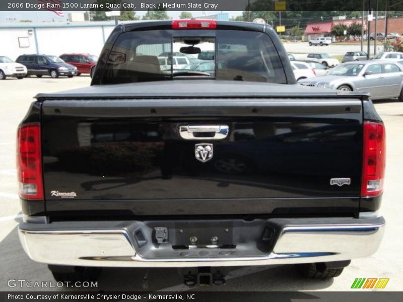 Black / Medium Slate Gray 2006 Dodge Ram 1500 Laramie Quad Cab
