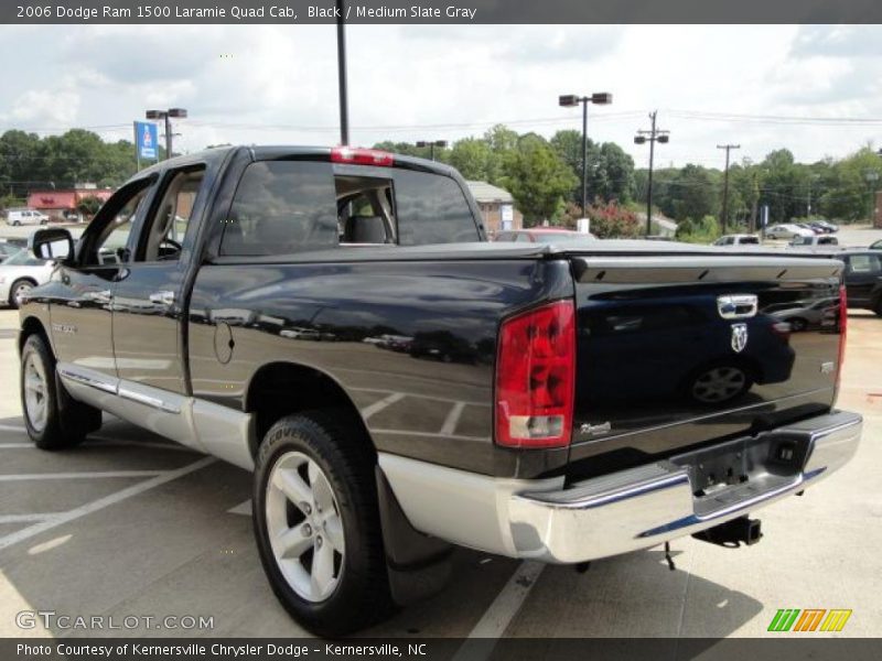 Black / Medium Slate Gray 2006 Dodge Ram 1500 Laramie Quad Cab