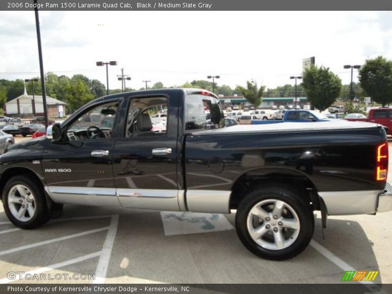 Black / Medium Slate Gray 2006 Dodge Ram 1500 Laramie Quad Cab
