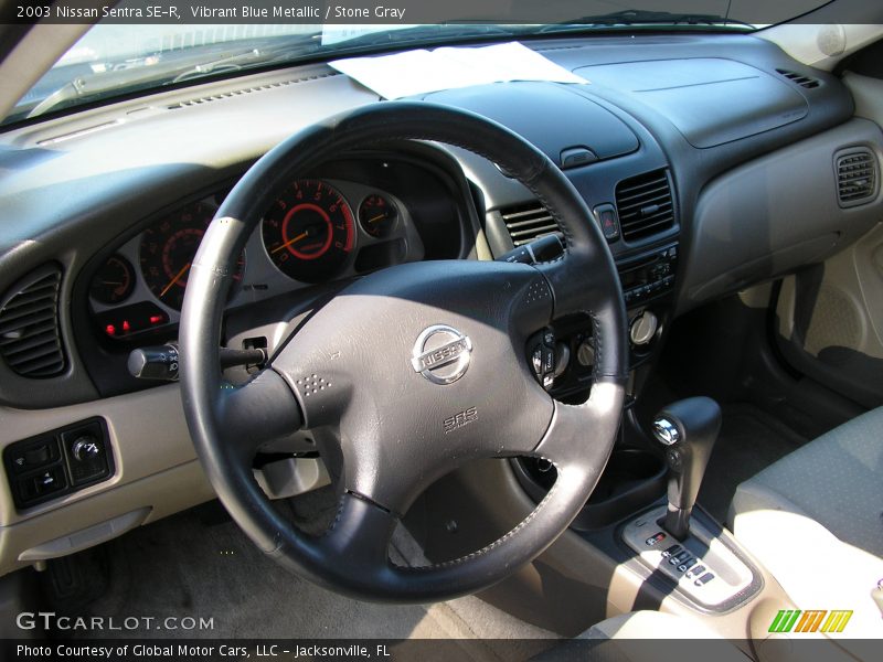 Vibrant Blue Metallic / Stone Gray 2003 Nissan Sentra SE-R