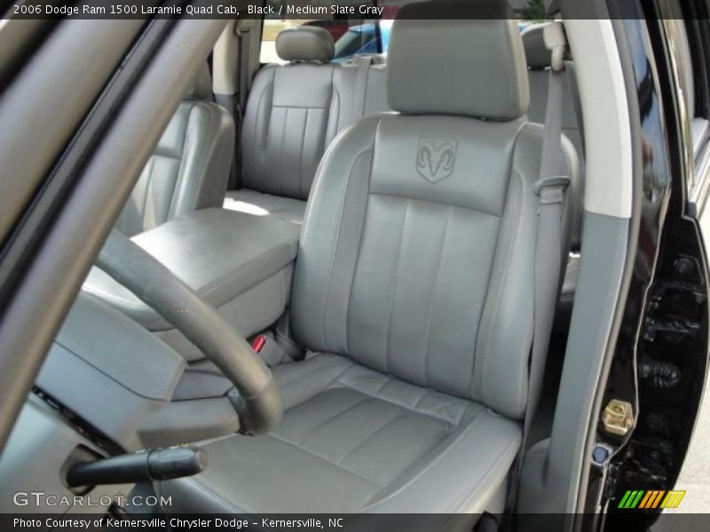 Black / Medium Slate Gray 2006 Dodge Ram 1500 Laramie Quad Cab