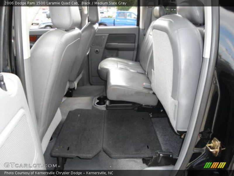 Black / Medium Slate Gray 2006 Dodge Ram 1500 Laramie Quad Cab