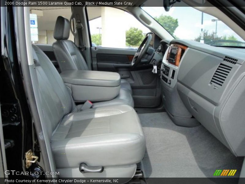 Black / Medium Slate Gray 2006 Dodge Ram 1500 Laramie Quad Cab