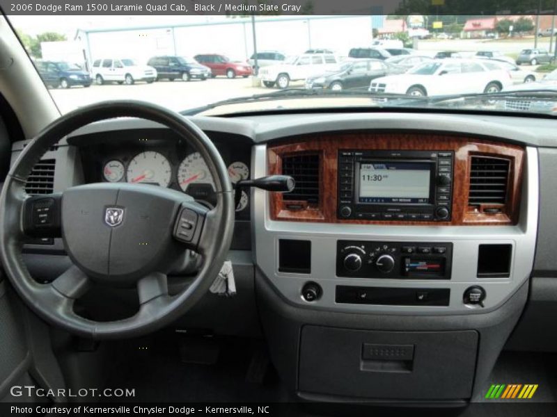 Black / Medium Slate Gray 2006 Dodge Ram 1500 Laramie Quad Cab
