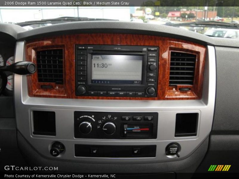 Black / Medium Slate Gray 2006 Dodge Ram 1500 Laramie Quad Cab