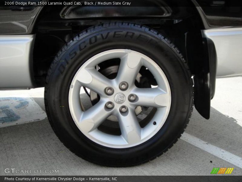 Black / Medium Slate Gray 2006 Dodge Ram 1500 Laramie Quad Cab