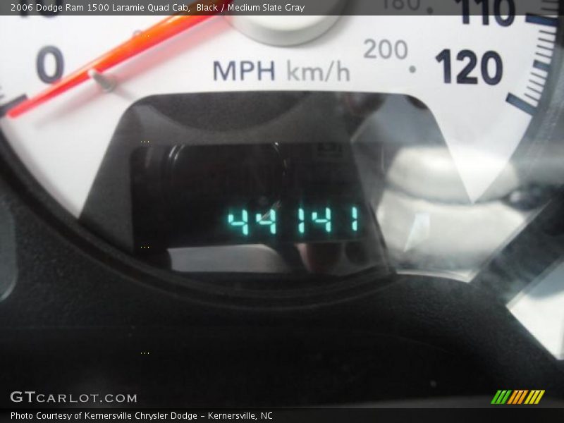 Black / Medium Slate Gray 2006 Dodge Ram 1500 Laramie Quad Cab
