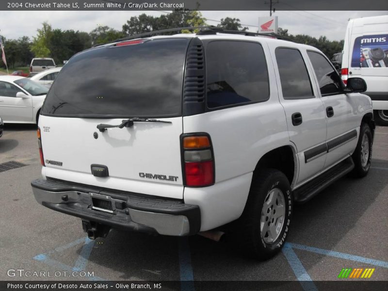 Summit White / Gray/Dark Charcoal 2004 Chevrolet Tahoe LS