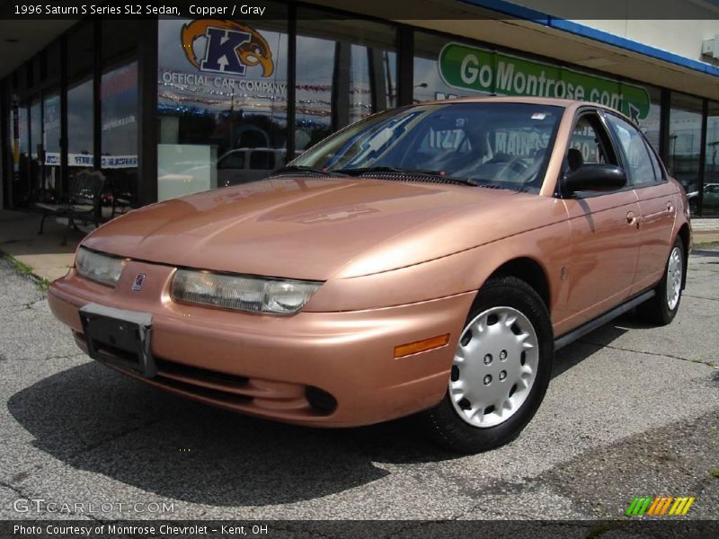 Copper / Gray 1996 Saturn S Series SL2 Sedan