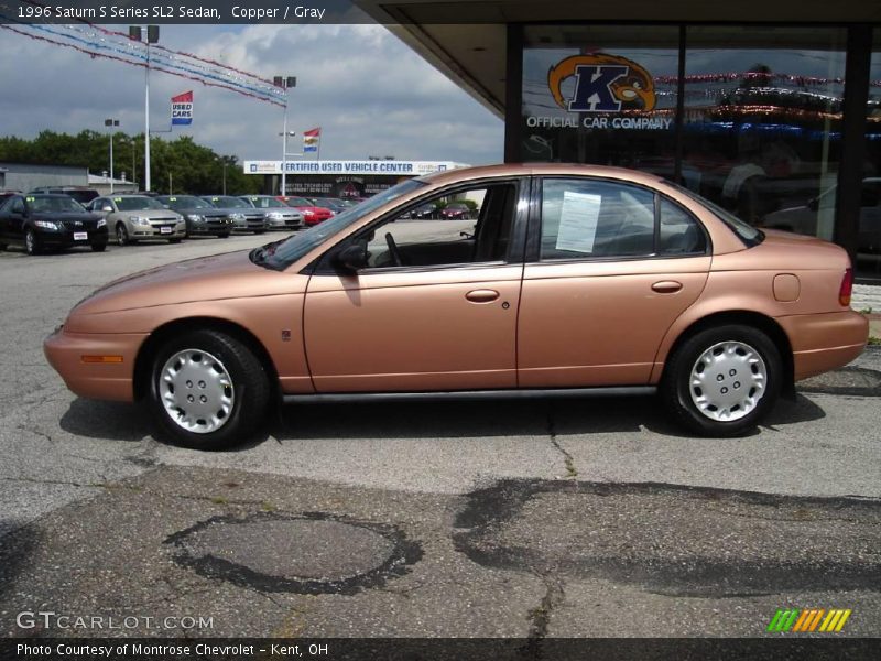Copper / Gray 1996 Saturn S Series SL2 Sedan