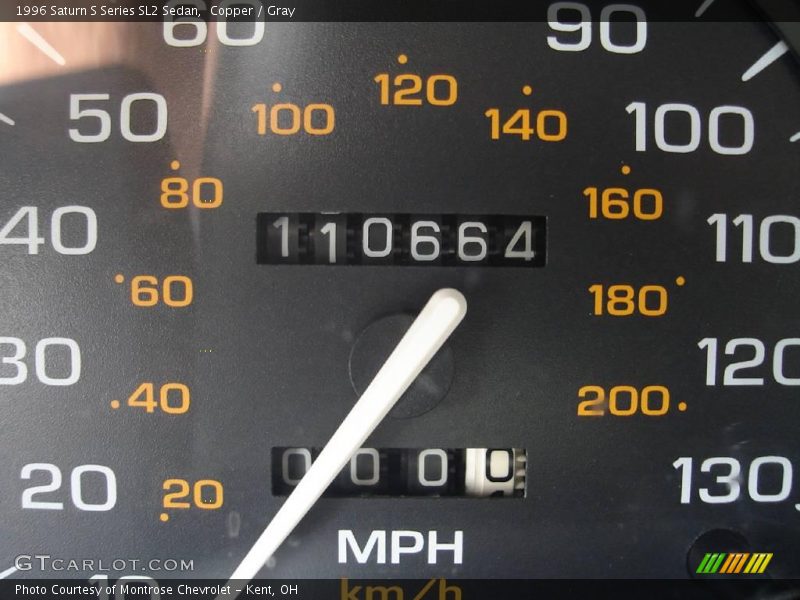 Copper / Gray 1996 Saturn S Series SL2 Sedan