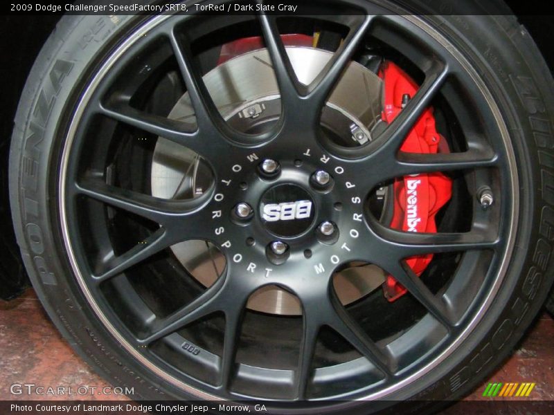 TorRed / Dark Slate Gray 2009 Dodge Challenger SpeedFactory SRT8