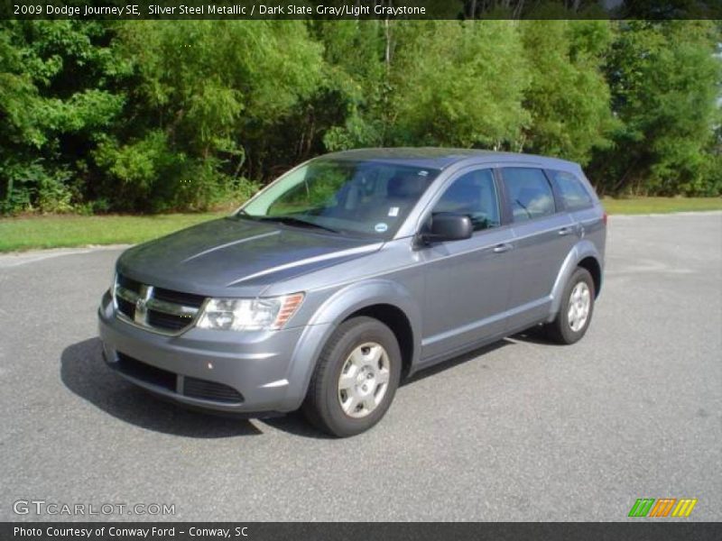 Silver Steel Metallic / Dark Slate Gray/Light Graystone 2009 Dodge Journey SE