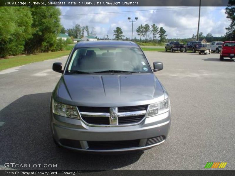 Silver Steel Metallic / Dark Slate Gray/Light Graystone 2009 Dodge Journey SE