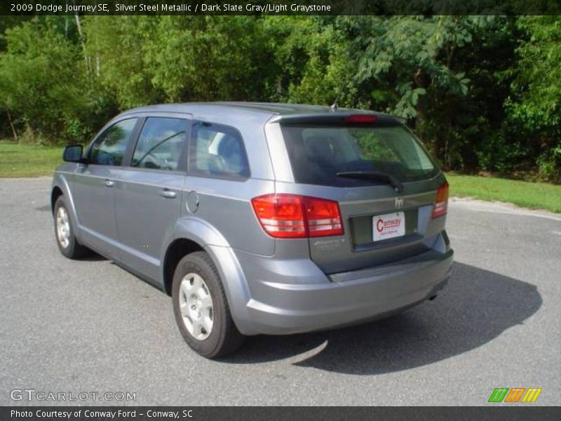 Silver Steel Metallic / Dark Slate Gray/Light Graystone 2009 Dodge Journey SE