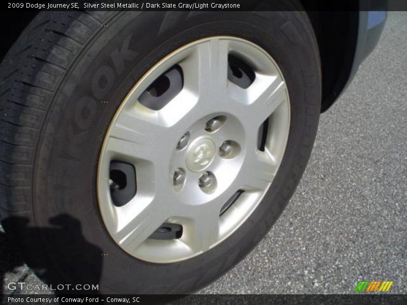 Silver Steel Metallic / Dark Slate Gray/Light Graystone 2009 Dodge Journey SE