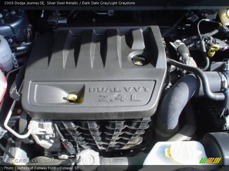 Silver Steel Metallic / Dark Slate Gray/Light Graystone 2009 Dodge Journey SE