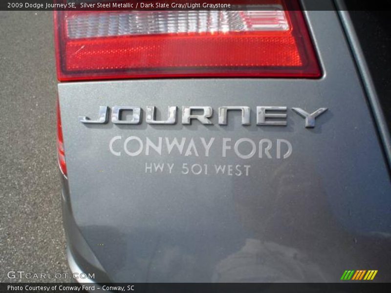Silver Steel Metallic / Dark Slate Gray/Light Graystone 2009 Dodge Journey SE