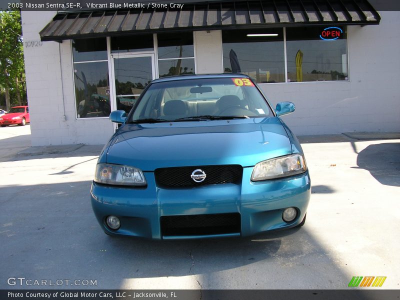 Vibrant Blue Metallic / Stone Gray 2003 Nissan Sentra SE-R