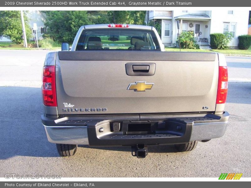 Graystone Metallic / Dark Titanium 2009 Chevrolet Silverado 2500HD Work Truck Extended Cab 4x4