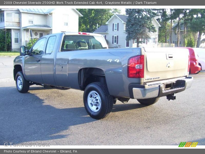 Graystone Metallic / Dark Titanium 2009 Chevrolet Silverado 2500HD Work Truck Extended Cab 4x4