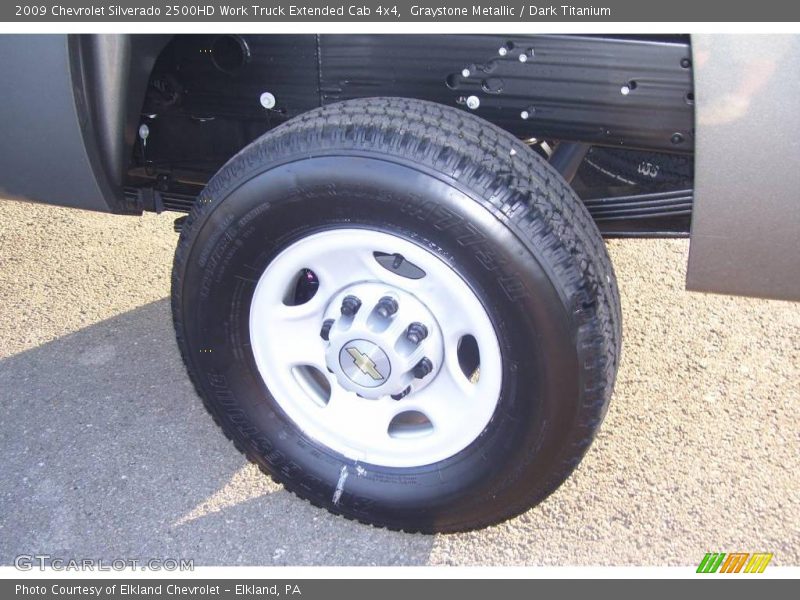 Graystone Metallic / Dark Titanium 2009 Chevrolet Silverado 2500HD Work Truck Extended Cab 4x4