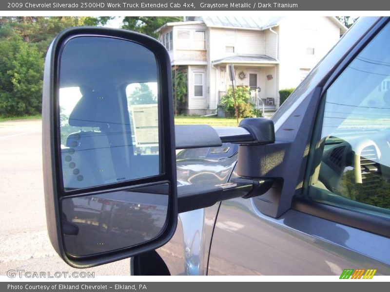 Graystone Metallic / Dark Titanium 2009 Chevrolet Silverado 2500HD Work Truck Extended Cab 4x4