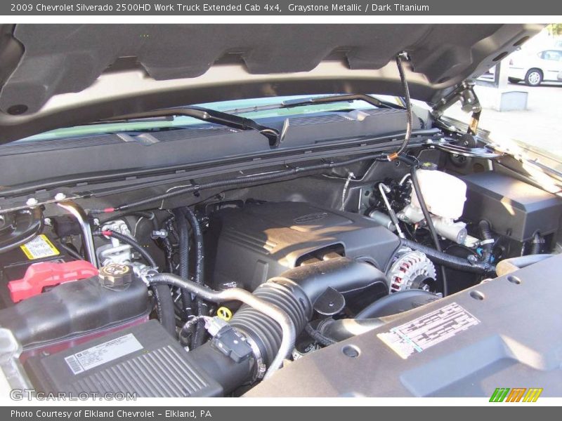 Graystone Metallic / Dark Titanium 2009 Chevrolet Silverado 2500HD Work Truck Extended Cab 4x4