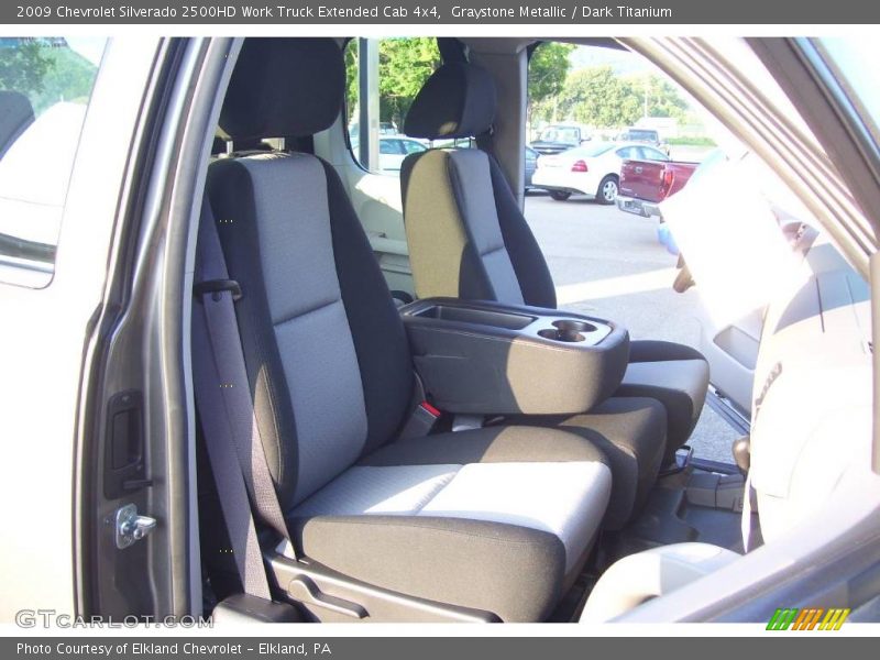 Graystone Metallic / Dark Titanium 2009 Chevrolet Silverado 2500HD Work Truck Extended Cab 4x4