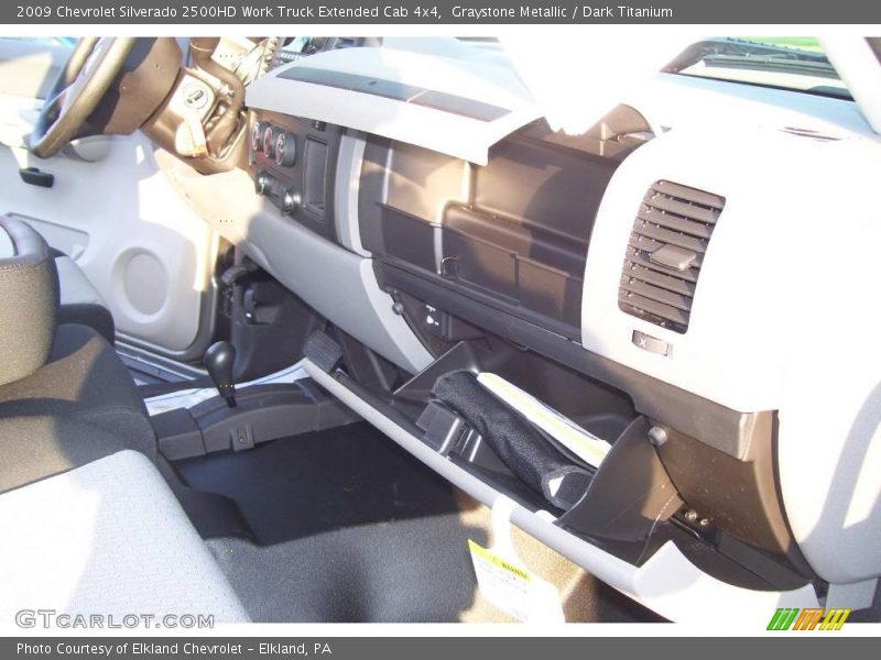 Graystone Metallic / Dark Titanium 2009 Chevrolet Silverado 2500HD Work Truck Extended Cab 4x4