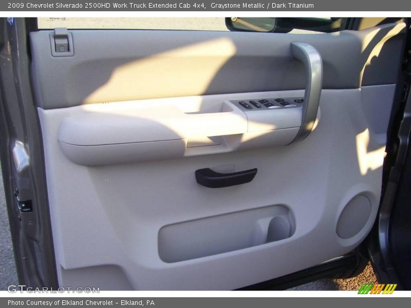 Graystone Metallic / Dark Titanium 2009 Chevrolet Silverado 2500HD Work Truck Extended Cab 4x4