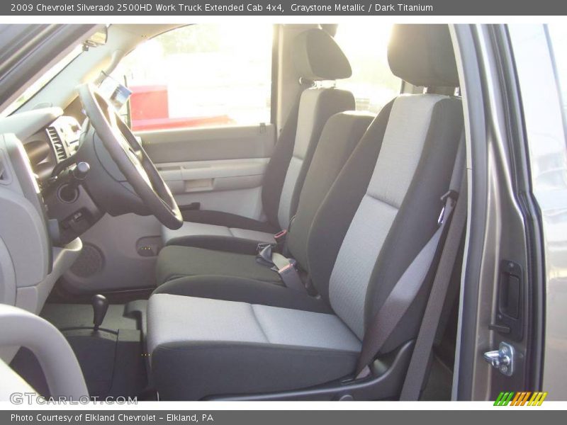 Graystone Metallic / Dark Titanium 2009 Chevrolet Silverado 2500HD Work Truck Extended Cab 4x4